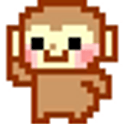 Pixelated Monkey Dancing Wiggle Butt GIF