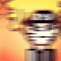 Pixelated Naruto Sage Mode GIF
