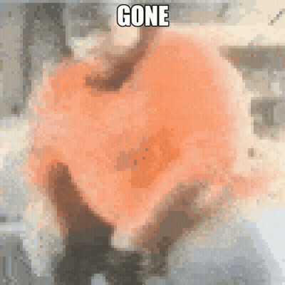 Pixelated Person Saying Gone GIF