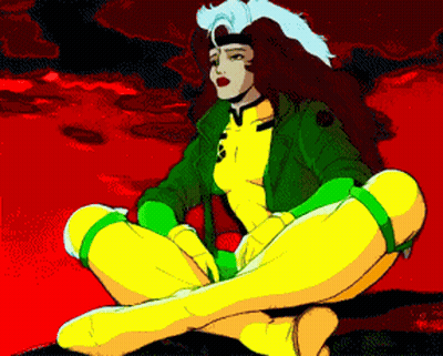 Pixelated Rogue From X-Men GIF