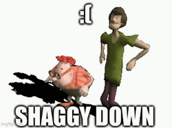 Pixelated Shaggy Down Dancing  GIF