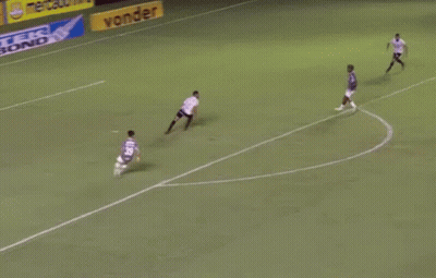 Pixelated Soccer Players With Artil GIF
