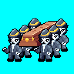 Pixelated Version Of Coffin Dance  GIF