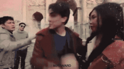 Pixelated Woman At 0:07 GIF