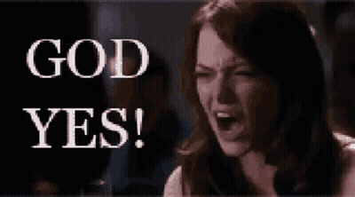 Pixelated Woman God Yes GIF