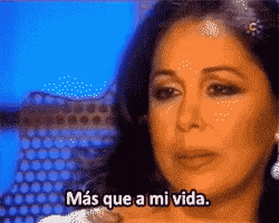 Pixelated Woman Mas Que A Mi Vida GIF