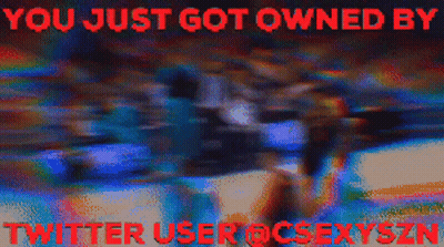 Pixelated You Just Got Owned By Twitter User @Csexysn GIF