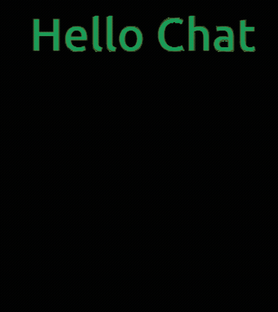 Pixelated Zombie Hello Chat GIF