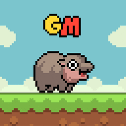 Pixelmoo Moodeng GIF