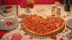 Pizza Date Happy Valentine's Day Friend GIF