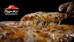 Pizza Hut Cheesy Plate GIF