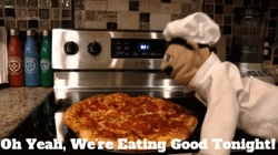 Pizza Time Puppet Chef GIF