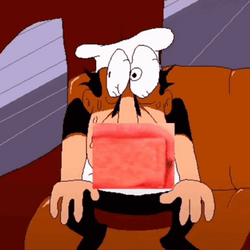 Pizza Tower Peppino With Fake Mouth GIF