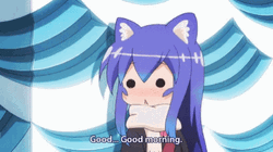  Place To Place Tsumiki Miniwa Good Good Morning GIF