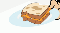 Placing Cheese Sandwich