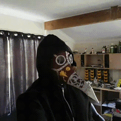 Plague Doctor Halloween Costume  GIF