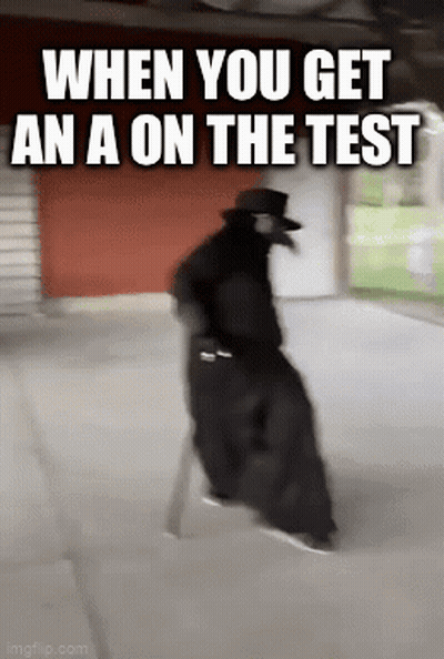 Plague Doctor Walking Down Sidewalk GIF