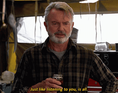 Plaid Shirt Man Saying Just Like Listening To You GIF