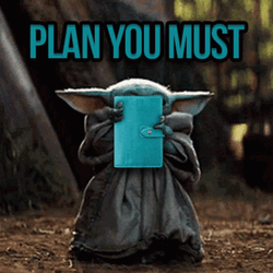 Plan You Must Baby Yoda Planning GIF