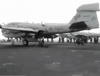 Plane Blew Man Away Funny Yet Sad Happening GIF