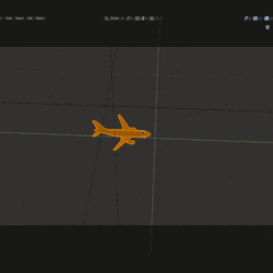Plane Logo Design Making GIF