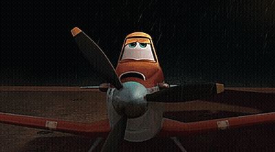 Plane With G Letter GIF