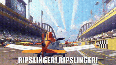 Plane With Ripslinger Rippslinger Text GIF