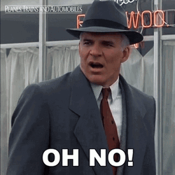 Planes Trains And Automobiles Oh No GIF