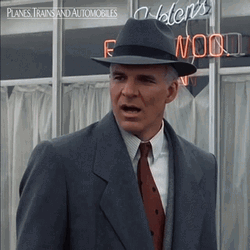 Planes Trains And Automobiles Shocked GIF