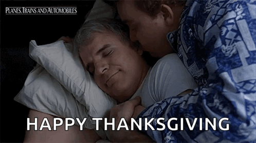 Planes Trains And Automobiles Wishes A Happy Thanksgiving To A Couple GIF