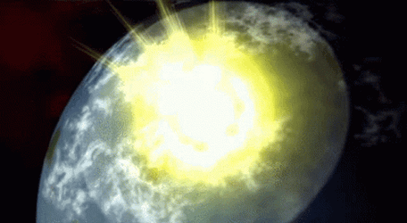 Planet Implosion Vs Explosion GIF