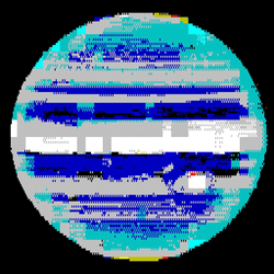 Planet Jupiter Glitch GIF