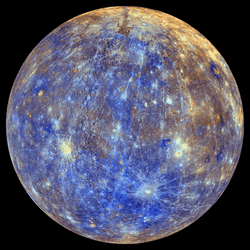 Planet Mercury Spinning GIF