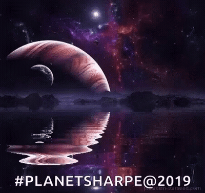 Planets In Space Planetsharpe@2019 GIF