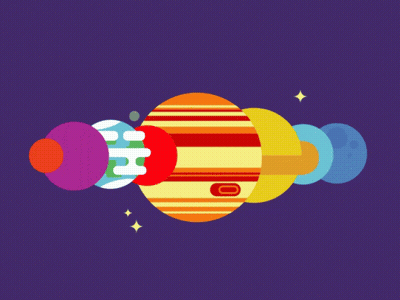 Planets In The Solar System GIF