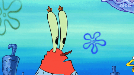 Plankton And Mr Krabs Dollar Eyes GIF
