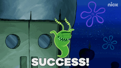 Plankton As A Ghost GIF