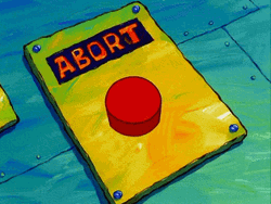 Plankton Cancel Or Aborts The Mission GIF