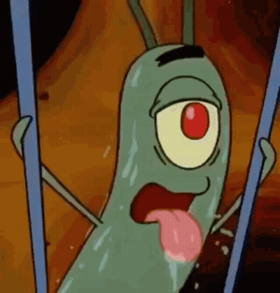 Plankton Sticking Tongue Out GIF