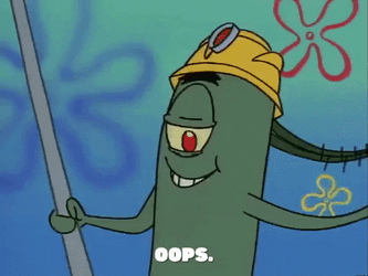 Plankton Wearing A Mining Helmet GIF