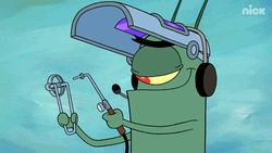 Plankton With A Blowtorch GIF