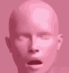 Plastic Person Face Shrinking Oof Reaction GIF