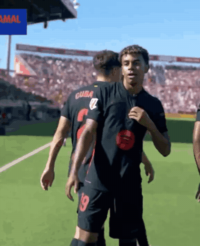 Player 19 Hugging Another Player GIF