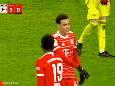 Player Number 19 Davies Hugging Another Player GIF