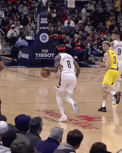 Player With Number 8 Jersey GIF
