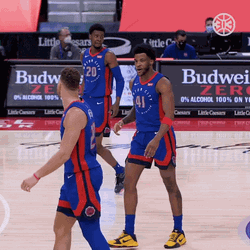 Players Side Chest Bump GIF
