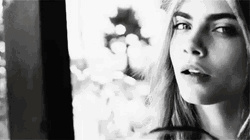 Playful Cara Delevingne Stare GIF