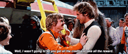 Playful Star Wars Han Solo Luke GIF