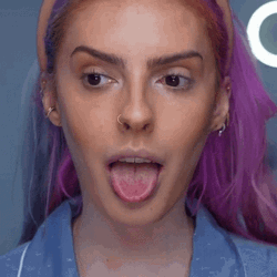 Playful Tongue Karen Bachini GIF