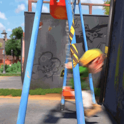 Playground Angry Dennis And Gnasher  GIF